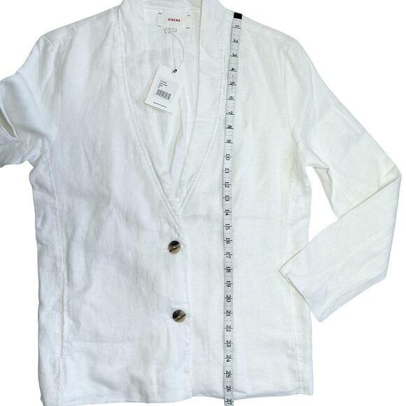 Xirena Layla White Linen Jacket Size XS New - Picture 13 of 16